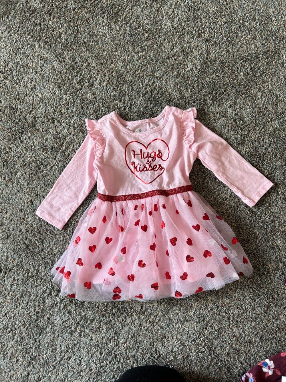 12 month girls Valentine's Day dress